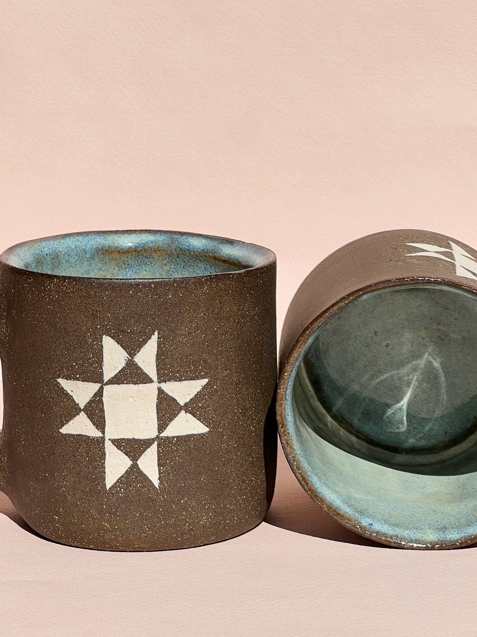 quilt block mug