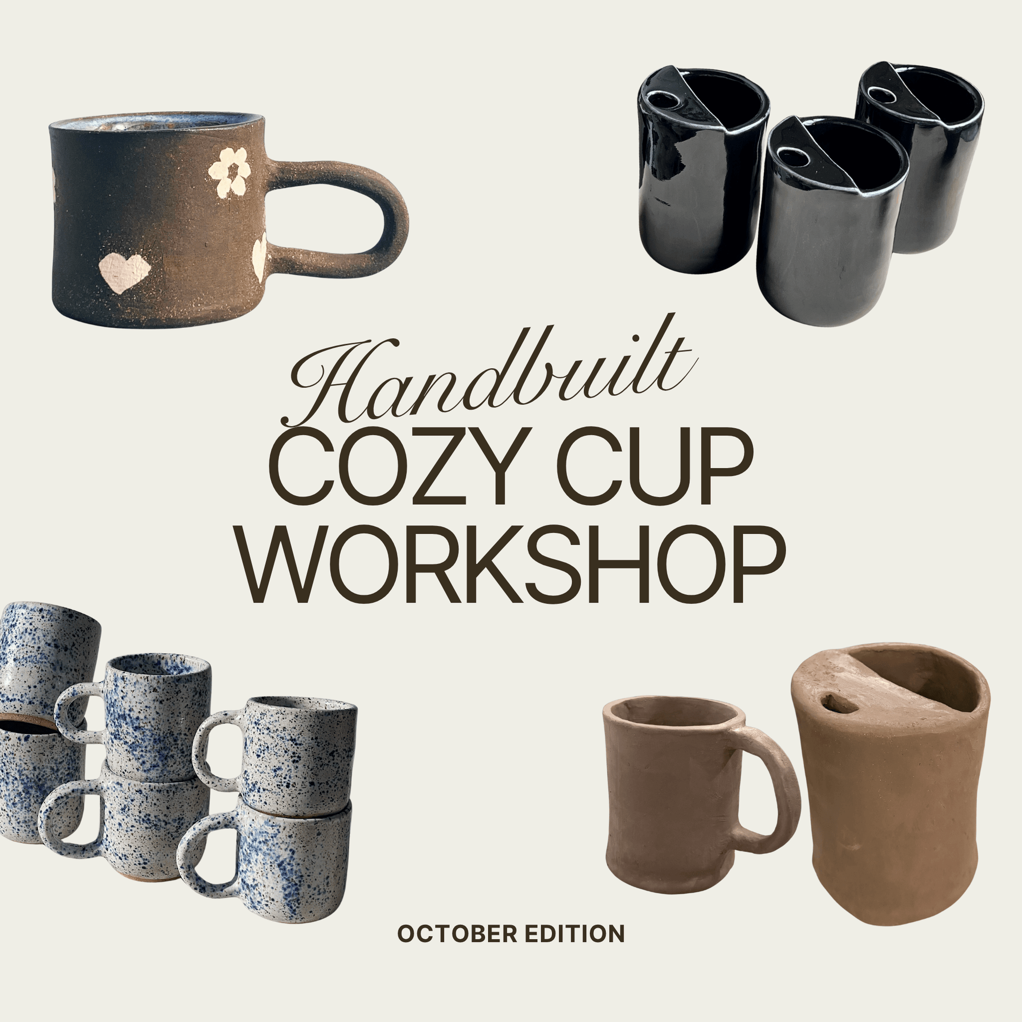 Handbuilt Cozy Cup Workshop