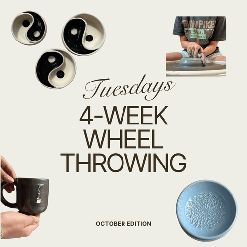 4-Week Wheel Throwing Pottery Class (Chicago) — Tuesdays