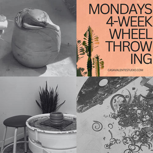 4-Week Wheel Throwing Pottery Class (Chicago) — Mondays