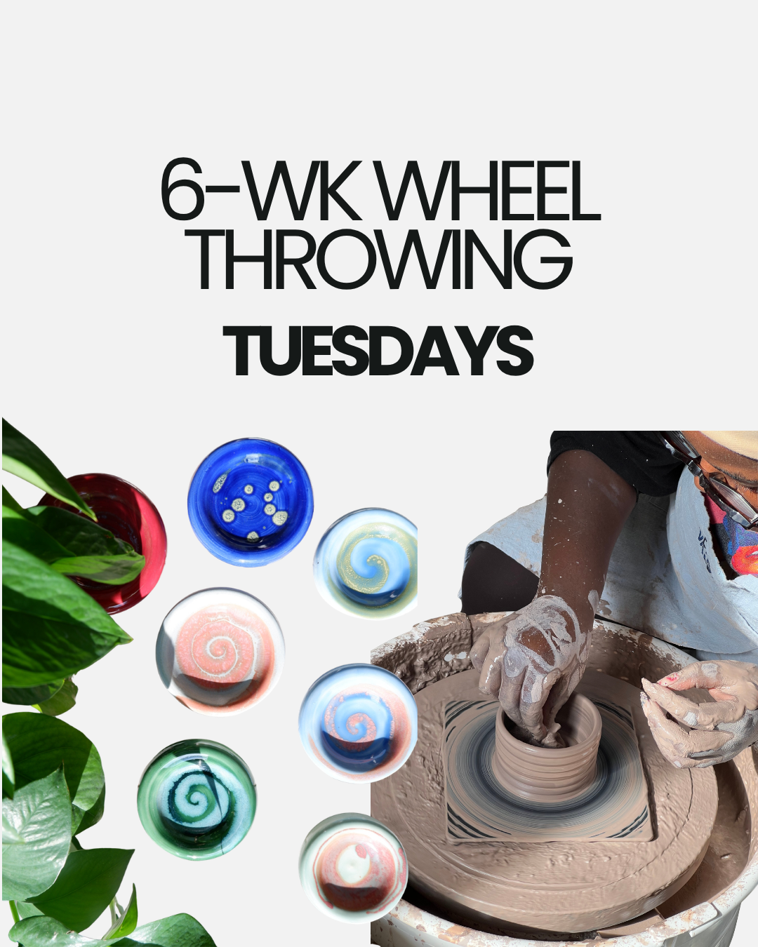 Summer 6-Week Wheel Throwing Pottery Class (Chicago) — Tuesdays
