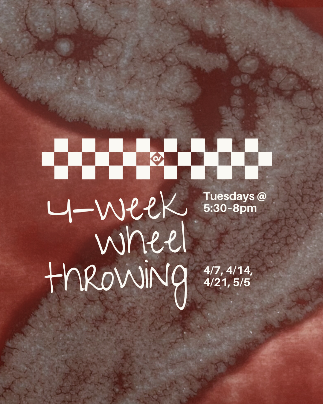 April 4-Week Wheel Throwing Pottery Class (Chicago) — Tuesdays