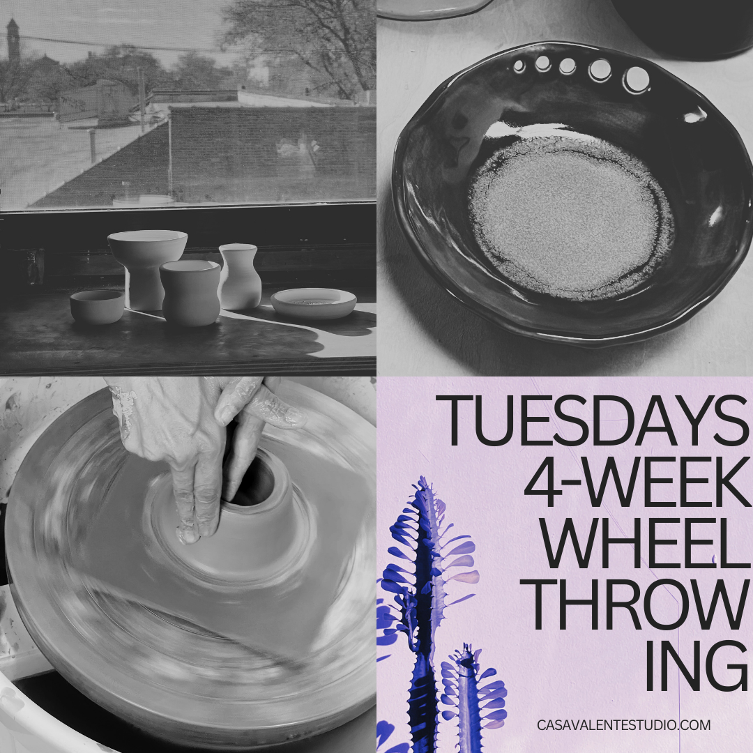 4-Week Wheel Throwing Pottery Class (Chicago) — Tuesdays