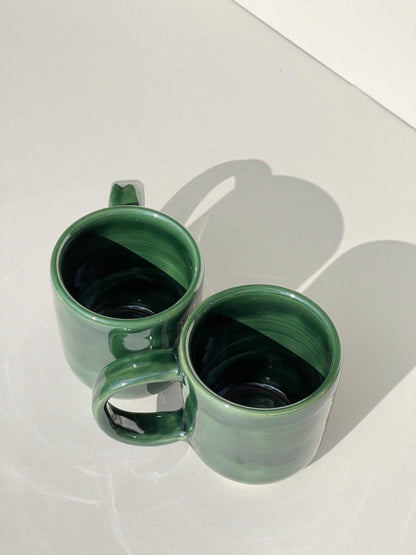 emerald green mug