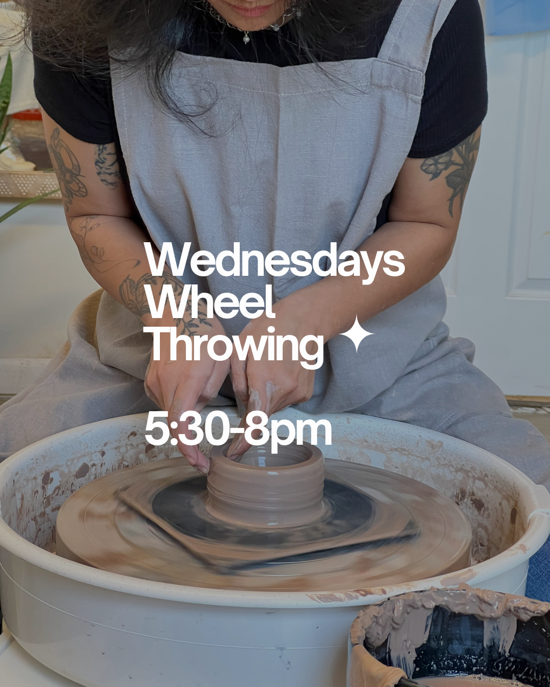 6-Week Wheel Throwing Pottery Class (Chicago) — Wednesdays