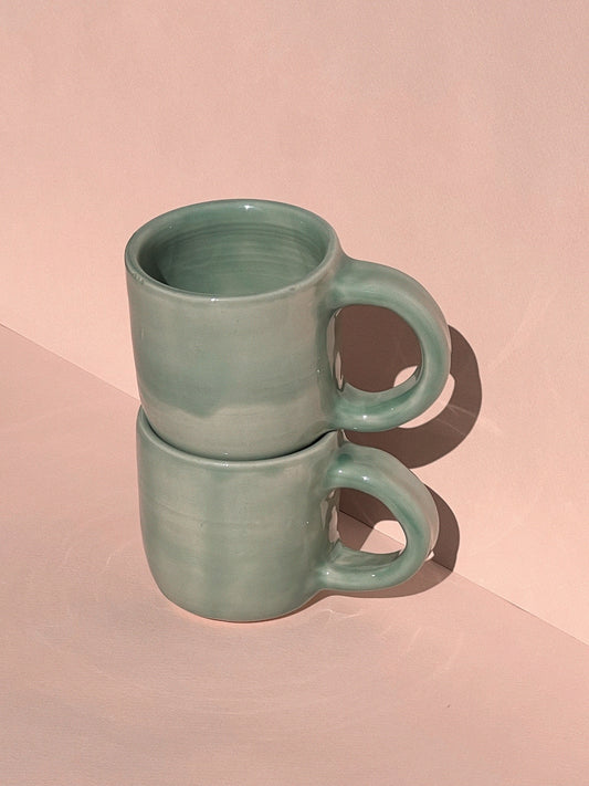 soft green mug - tall