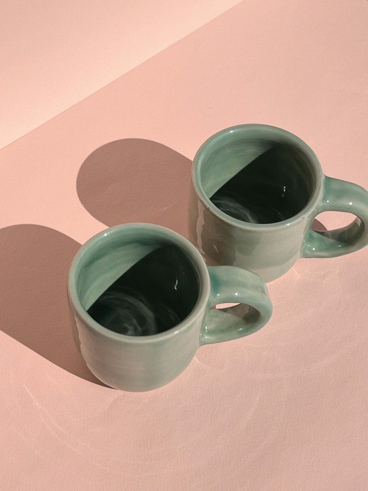 soft green mug - tall