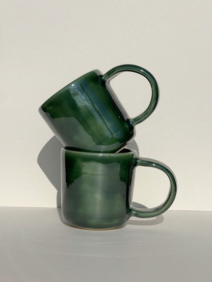 emerald green mug