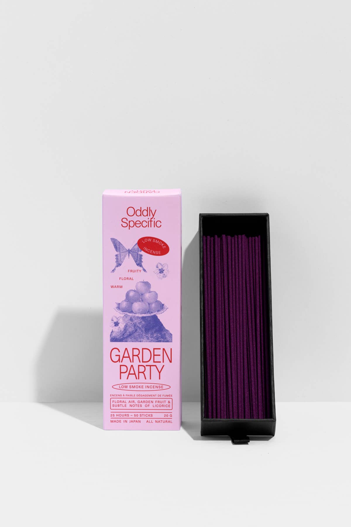 Low Smoke Incense, Made in Japan, Natural | Garden Party