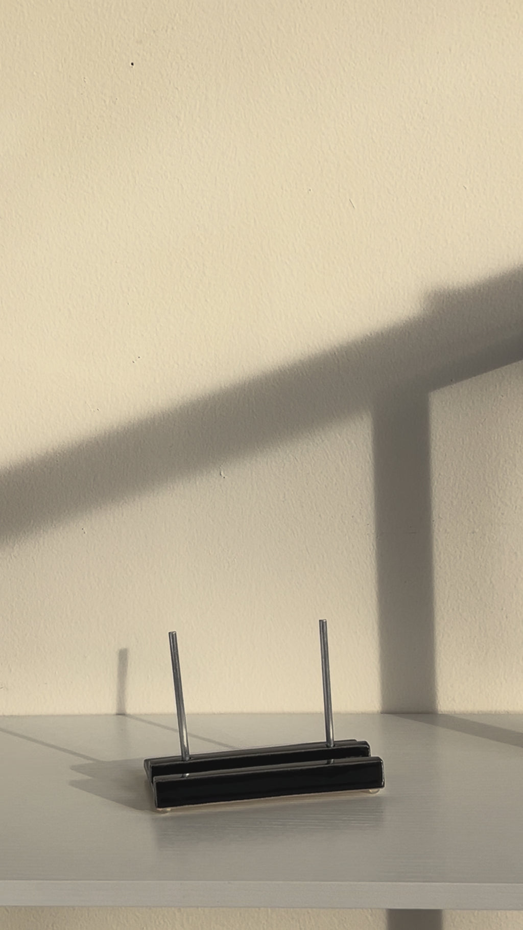 Tabletop Ceramic Record Stand - french blue