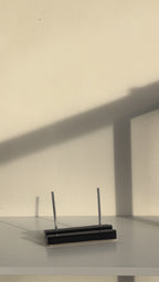 Tabletop Ceramic Record Stand - french blue