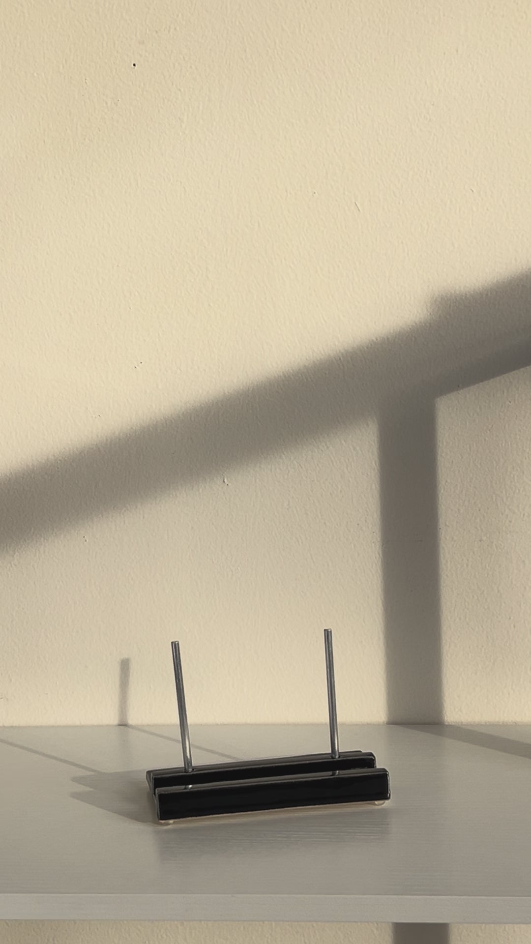 Tabletop Ceramic Record Stand - midnight